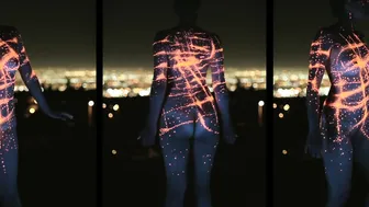 City Lights body painting over SoCal #10