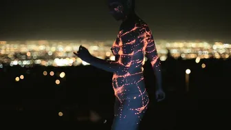 City Lights body painting over SoCal #4