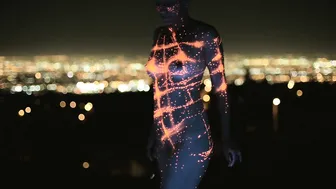 City Lights body painting over SoCal #5