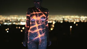 City Lights body painting over SoCal #6