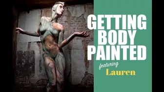 Getting Body Painted featuring Lauren