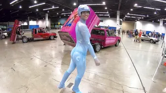 Tron Body Paint at NostalgiaCon 2019 #6