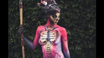 Body Paint at Son of Monsterpalooza 2017 for Badger Airbrush