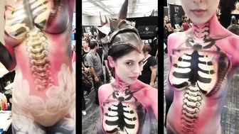 Body Paint at Son of Monsterpalooza 2017 for Badger Airbrush #3