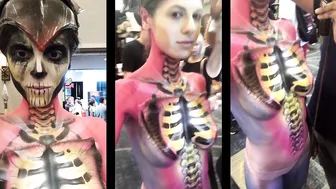 Body Paint at Son of Monsterpalooza 2017 for Badger Airbrush #4