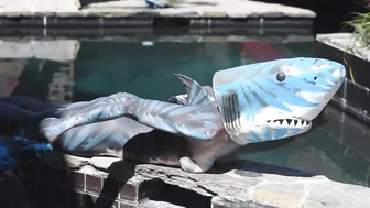 Shark Body Paintings Behind the Scenes #7