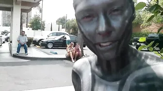 Body Paint Robot visits In-N-Out Burger #5