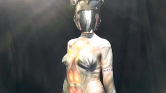 Body Painting Sawyer at Son of Monsterpalooza 2016 #5