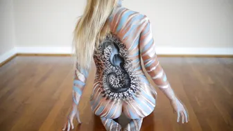 Endless Seahorse Body Painting #2