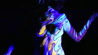 UV Blacklight Body Painting #7