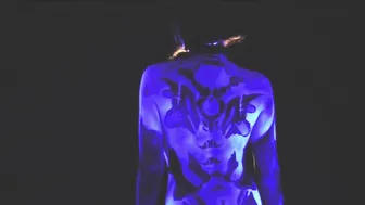 Halo 4 CORTANA Cosplay Body Paint NSFW #10