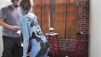 Halo 4 CORTANA Cosplay Body Paint NSFW #7