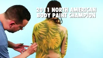 How to Body Paint with Airbrush Tutorial DVD by Roustan Bodypaint #3