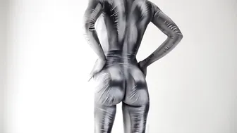 Mylar Balloon Body Painting #3