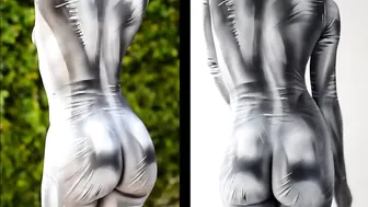 Mylar Balloon Body Painting #5