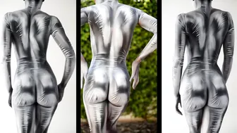 Mylar Balloon Body Painting #6