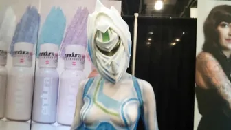 IMATS 2015 Rhino Bot Body Painting #4