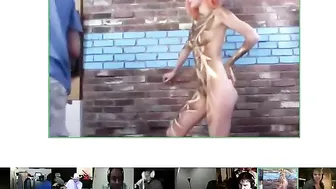 NSFW Google+ On Air Hangout Body Paint #2 #5