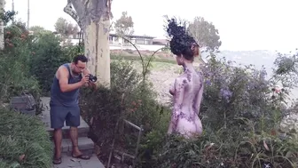 Body Painted the Greek Goddess Persephone #5