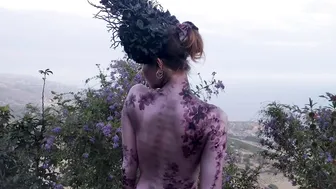 Body Painted the Greek Goddess Persephone #7