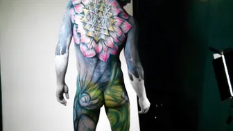 Third Eye Lotus Spiritual body painting #10