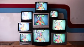 Roustan TV Wall for 80's Body Art Show #5