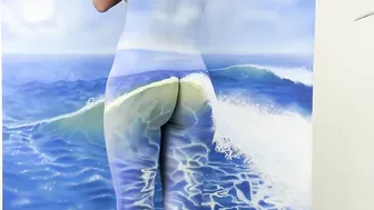 Beach Bum Booty Paintings #5