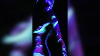 Black Light Body Painting #5