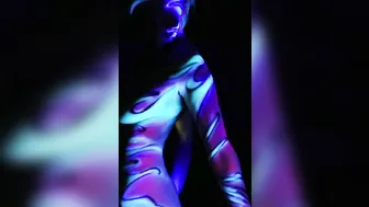 Black Light Body Painting #6