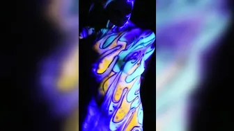 Black Light Body Painting #8