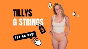 [4K]Nicole Kait Tilly’s G String Try On Haul