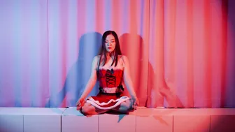 섹시 산타걸 ♥️♥️ 크리스마스 요가 sexy Santa Girl's Christmas Yoga #6