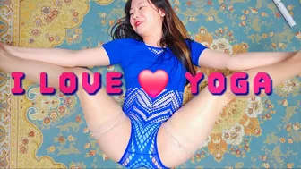 [아줌마] 집에서 스타킹 신고 요가하려는데 Korean Relax Yoga in Stockings #1