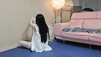 Couch Yoga Video - intermediate backbend practice 쇼파 활용 요가 #2