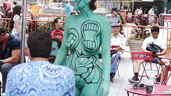 BODY PAINTING : GREEN MODELS #5