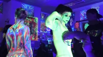 NEON BODY PAINTING #-2 #2