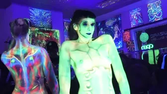 NEON BODY PAINTING #-2 #3