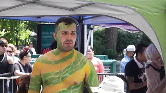 BODY PAINTING DAY : GREEN & YELLOW #4