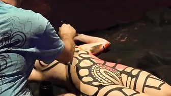 ChaShaMa Art Show : Body Painting SD 480p #4