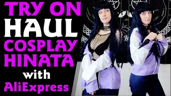 Cosplay Hinata Hyuga with AliExpress | Try on Haul