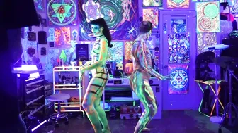 NEON BODY PAINTING #-3 #10