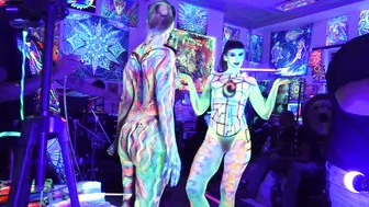 NEON BODY PAINTING #-3 #7