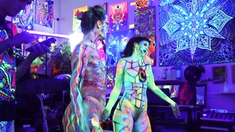 NEON BODY PAINTING #-3 #8