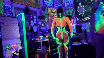 UV BODY PAINTING # 3 #4