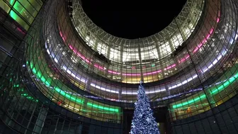 BLOOMBERG CHRISTMAS TREE DISPLAY