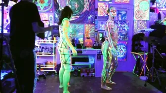 NEON BODY PAINTING # 4 #4