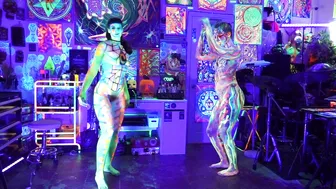 NEON BODY PAINTING # 4 #6