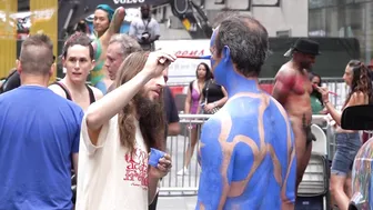 BODY PAINTING : Man In Blue #4