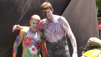 BODY PAINTING DAY NYC 2022 : DAVID PUMO #1