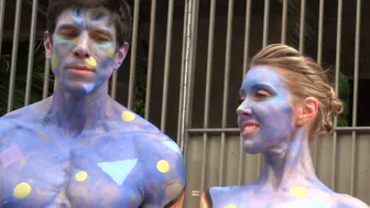 BODY PAINTING DAY : BLUE TEAM